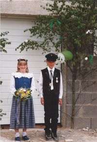 Kinderk&ouml;nigspaar 1997 Stefan Rademacher und Anja Tinkloh